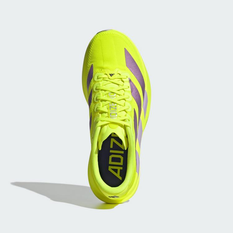 adidas adidas Adizero EVO SL Schuh Laufschuhe Damen - Solar Yellow / Aurora Plum / Powder Plum - 1 | SportScheck