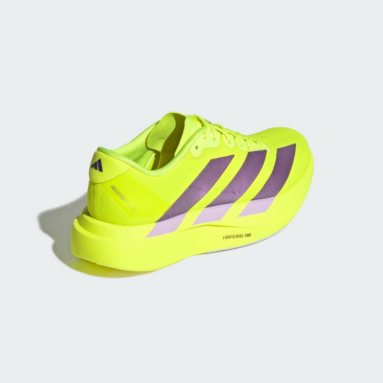 adidas adidas Adizero EVO SL Schuh Laufschuhe Damen - Solar Yellow / Aurora Plum / Powder Plum - 4 | SportScheck