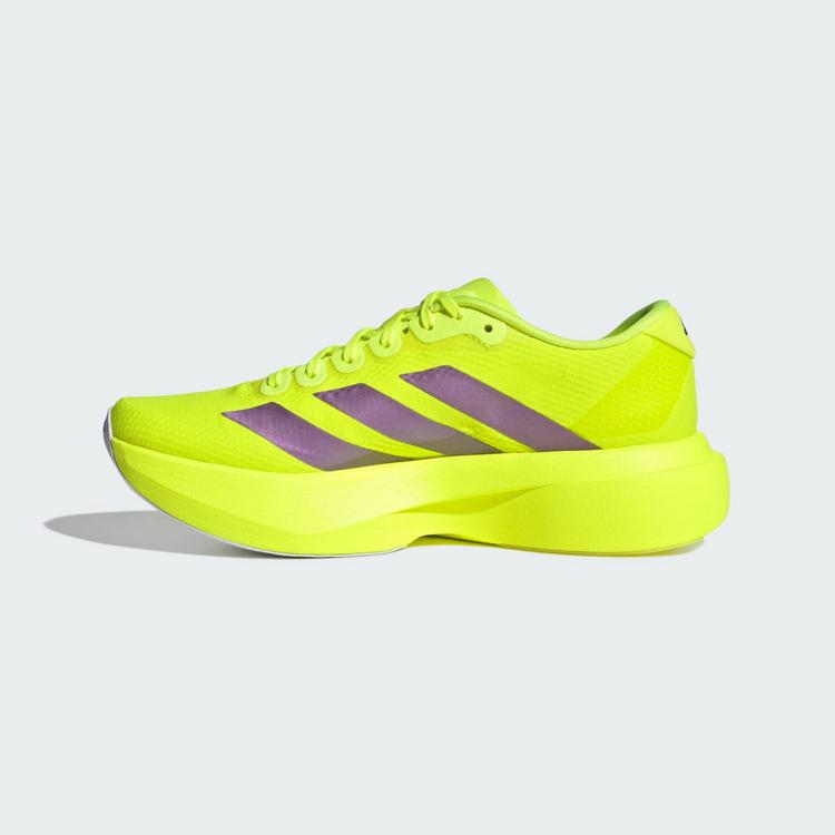 adidas adidas Adizero EVO SL Schuh Laufschuhe Damen - Solar Yellow / Aurora Plum / Powder Plum - 5 | SportScheck