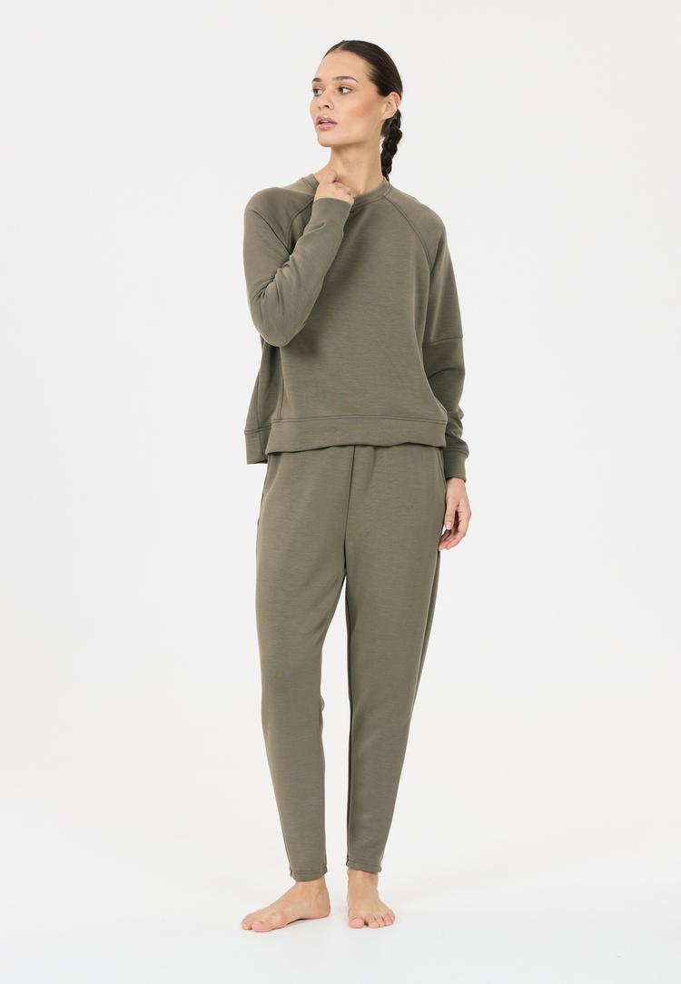Athlecia Athlecia Jacey Sweatshirt Damen - 3234 Dusty Olive - 0 | SportScheck