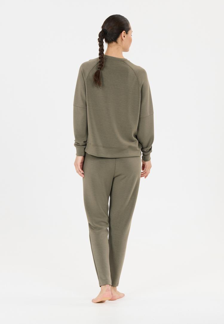 Athlecia Athlecia Jacey Sweatshirt Damen - 3234 Dusty Olive - 3 | SportScheck