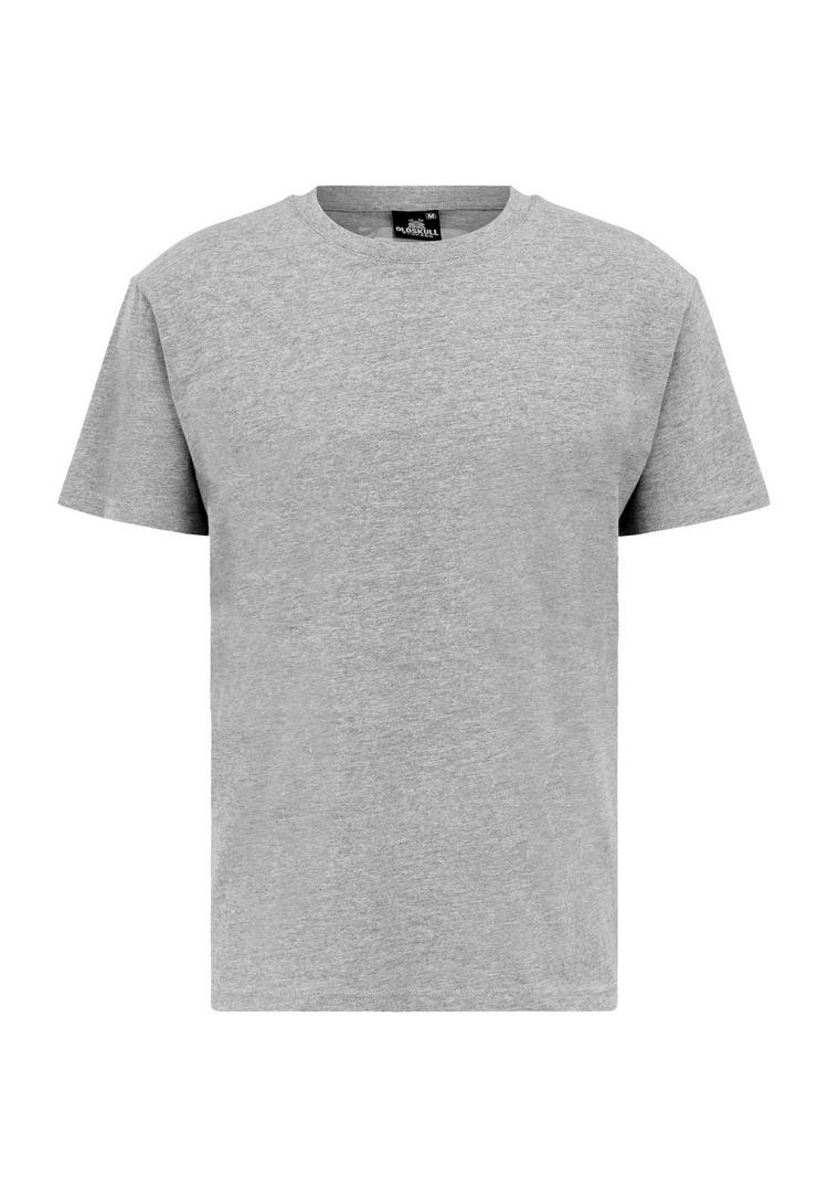 OLDSKULL OLDSKULL Plain Basic T-Shirt Herren - Heather Grey - 0 | SportScheck