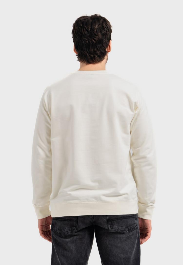 OLDSKULL OLDSKULL Plain Basic Sweatshirt Herren - Off White - 2 | SportScheck
