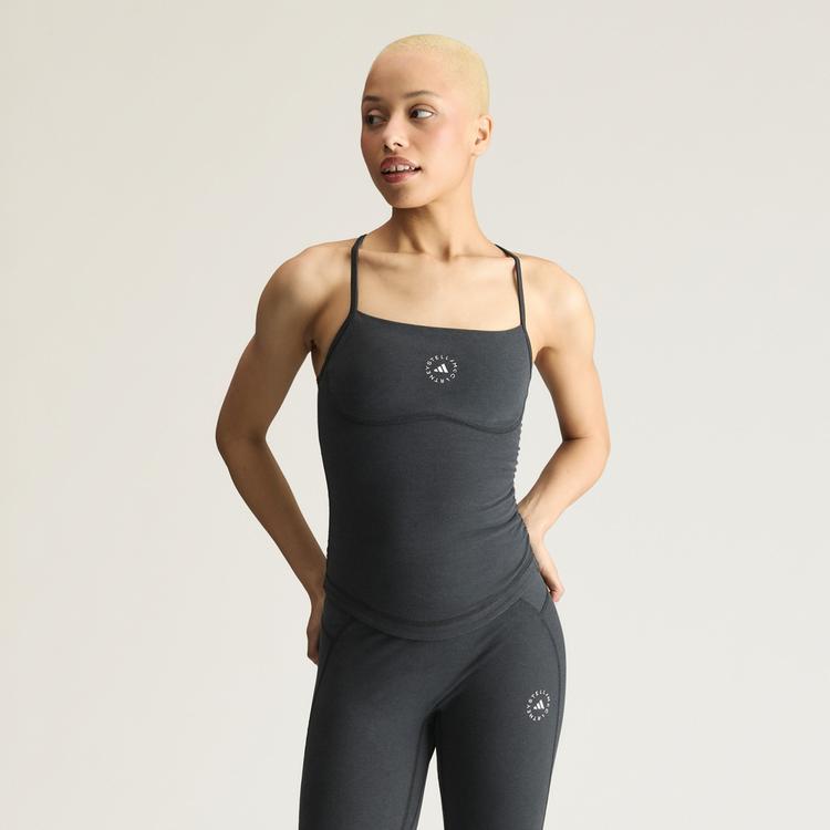 adidas adidas adidas by Stella McCartney Studio Croptop Damen - Black - 0 | SportScheck