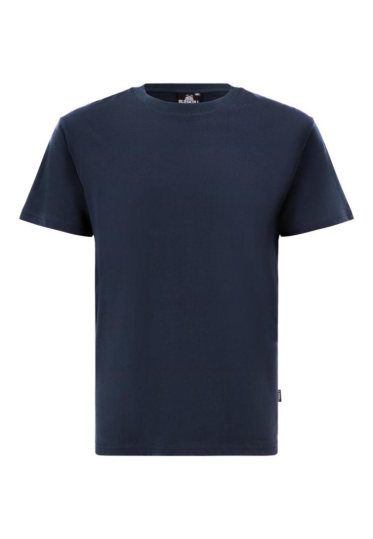 OLDSKULL OLDSKULL Plain Basic T-Shirt Herren - Navy Blue - 0 | SportScheck
