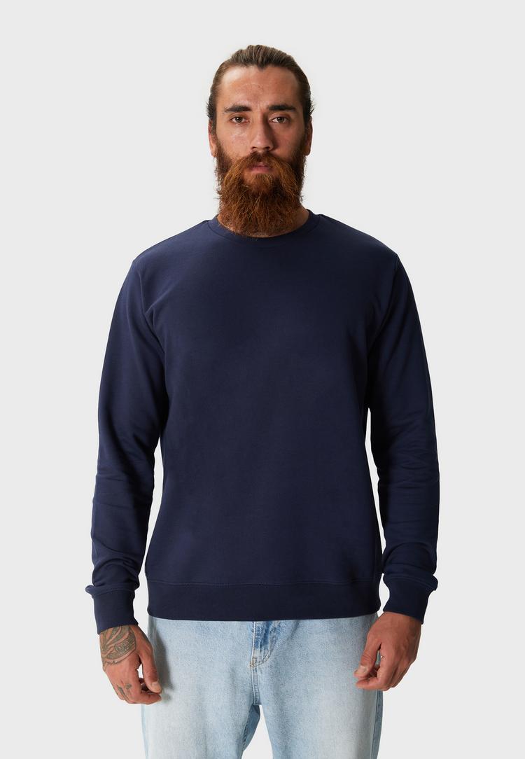 OLDSKULL OLDSKULL Plain Basic Sweatshirt Herren - Navy Blue - 0 | SportScheck