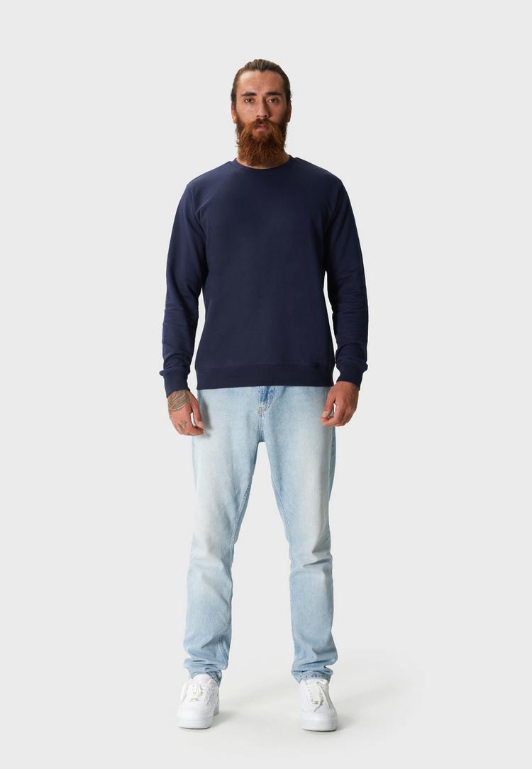 OLDSKULL OLDSKULL Plain Basic Sweatshirt Herren - Navy Blue - 1 | SportScheck