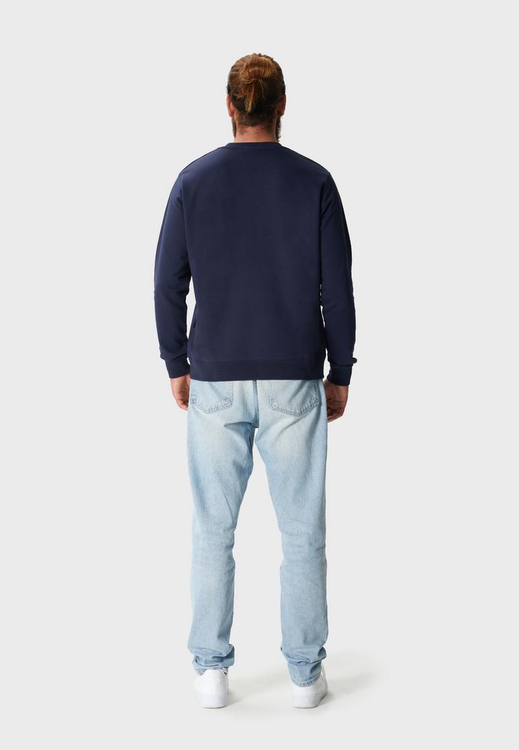OLDSKULL OLDSKULL Plain Basic Sweatshirt Herren - Navy Blue - 3 | SportScheck