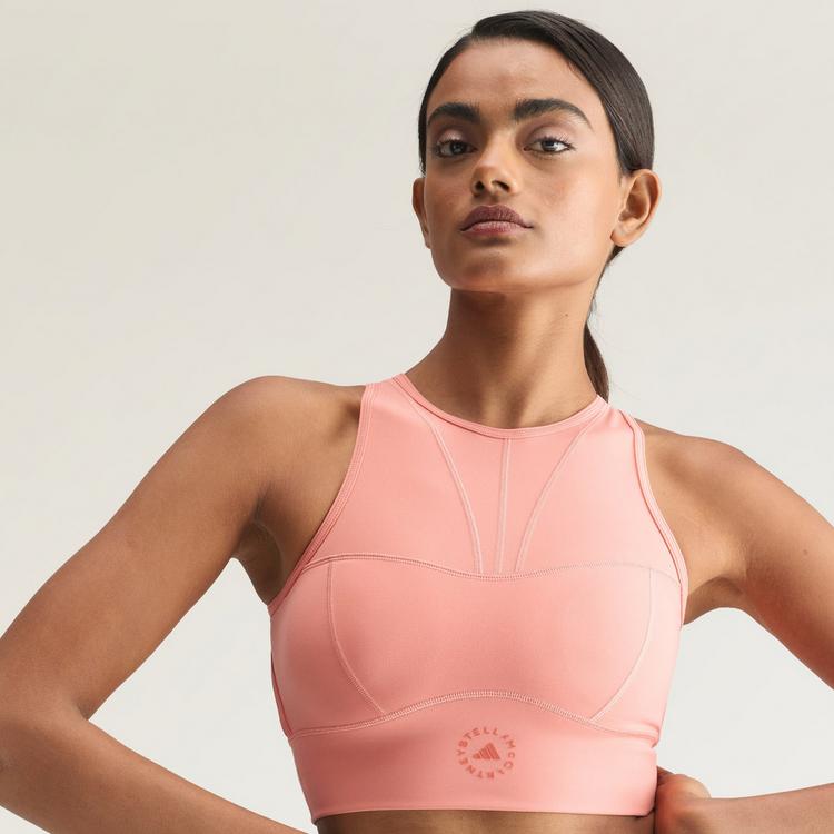 adidas adidas adidas By Stella McCartney Training BH Damen - Soft Terracotta - 1 | SportScheck