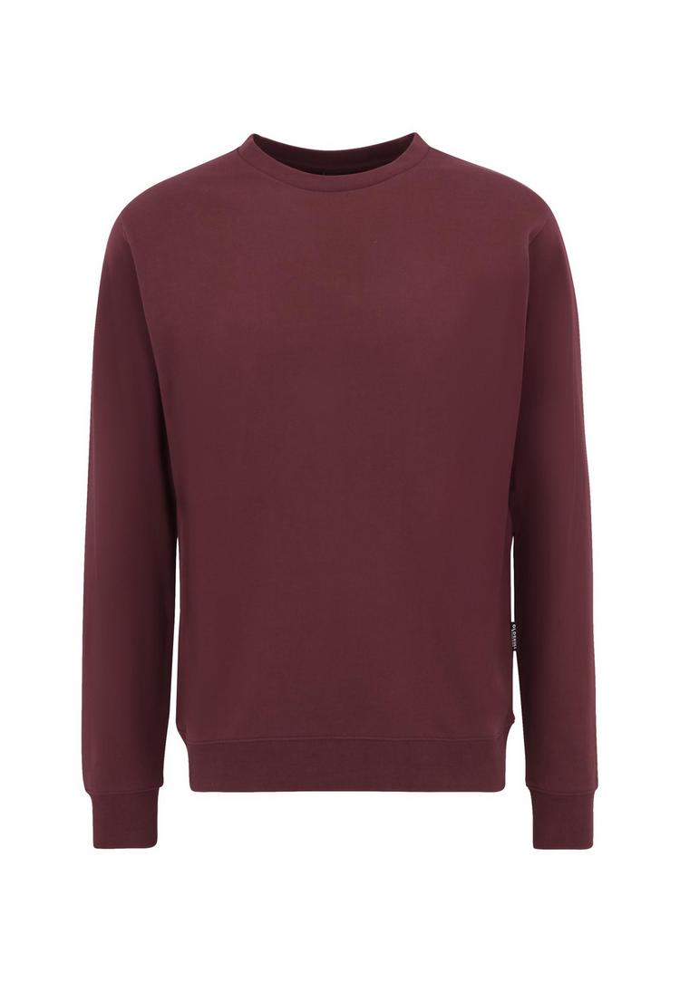 OLDSKULL OLDSKULL Plain Basic Sweatshirt Herren - Burgundy - 0 | SportScheck