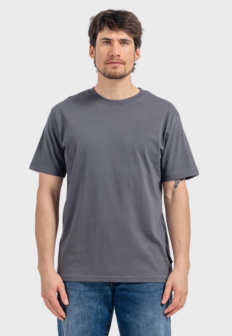 OLDSKULL OLDSKULL Plain Basic T-Shirt Herren - Dark Grey - 0 | SportScheck