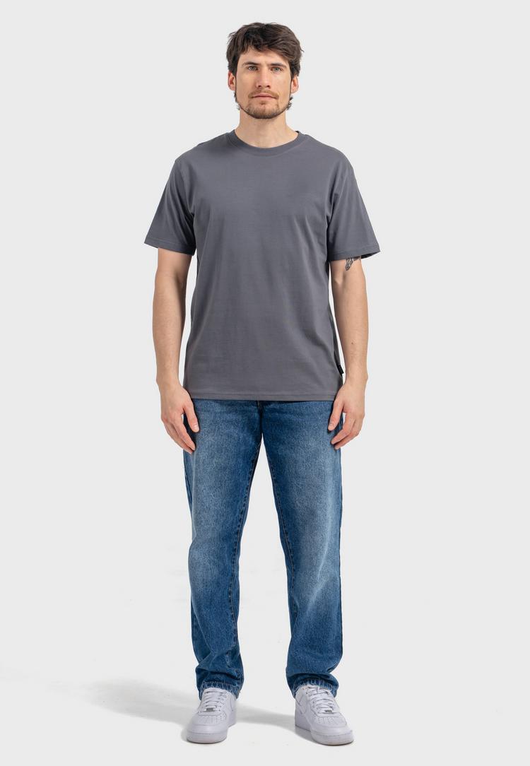 OLDSKULL OLDSKULL Plain Basic T-Shirt Herren - Dark Grey - 1 | SportScheck