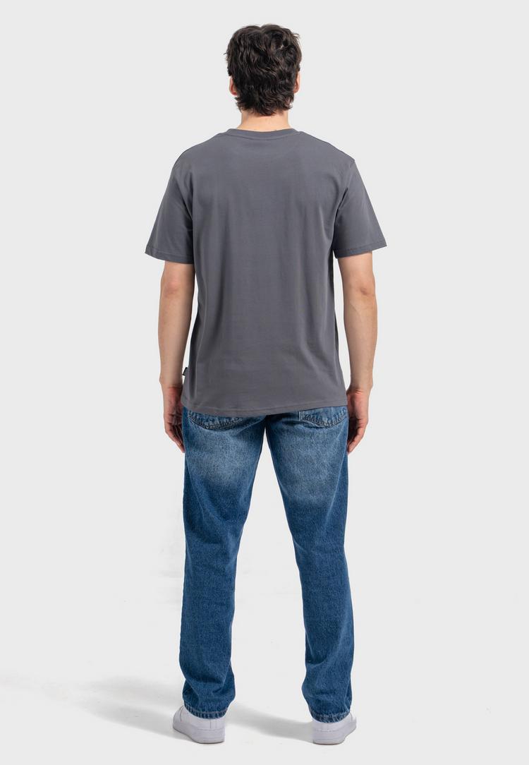 OLDSKULL OLDSKULL Plain Basic T-Shirt Herren - Dark Grey - 2 | SportScheck