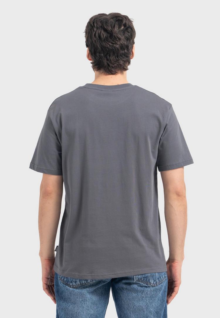 OLDSKULL OLDSKULL Plain Basic T-Shirt Herren - Dark Grey - 3 | SportScheck