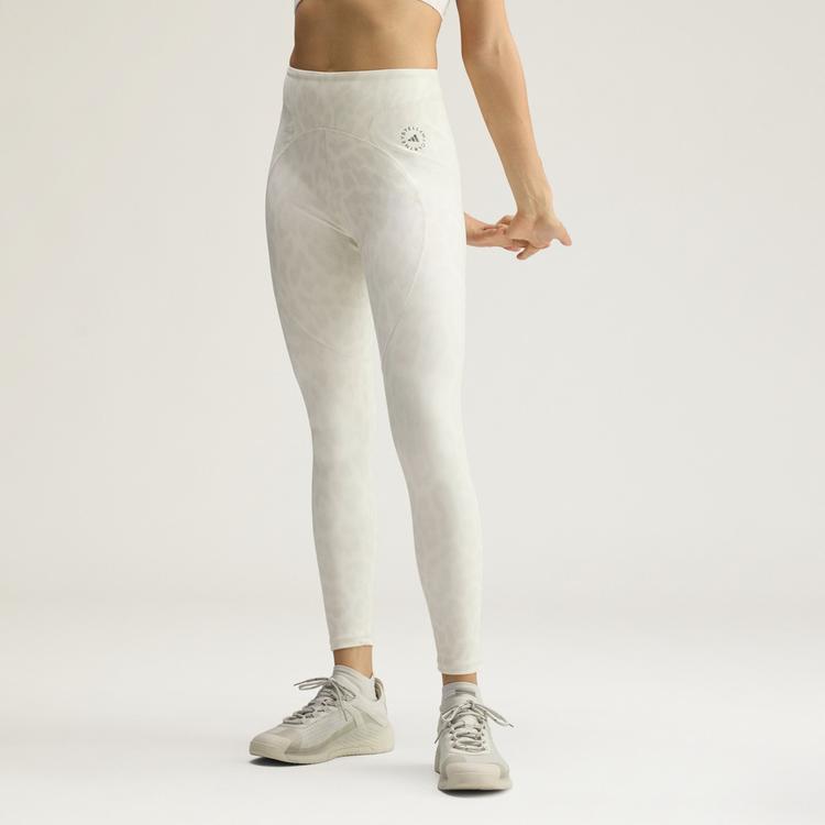 adidas adidas adidas by Stella McCartney Training Leggings Damen - Beige / Orbit Grey - 0 | SportScheck