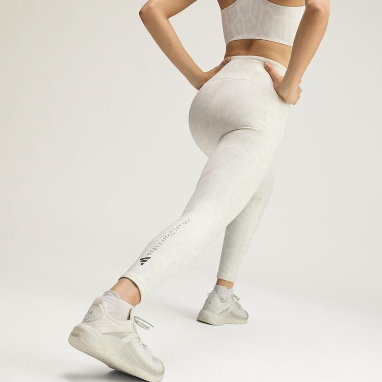 adidas adidas adidas by Stella McCartney Training Leggings Damen - Beige / Orbit Grey - 0 | SportScheck