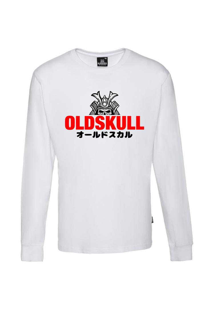 OLDSKULL OLDSKULL Samurai Langarmshirt Herren - White - 0 | SportScheck