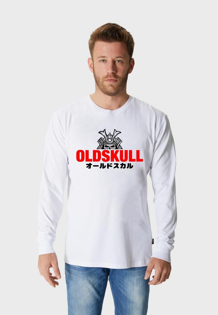 OLDSKULL OLDSKULL Samurai Langarmshirt Herren - White - 0 | SportScheck