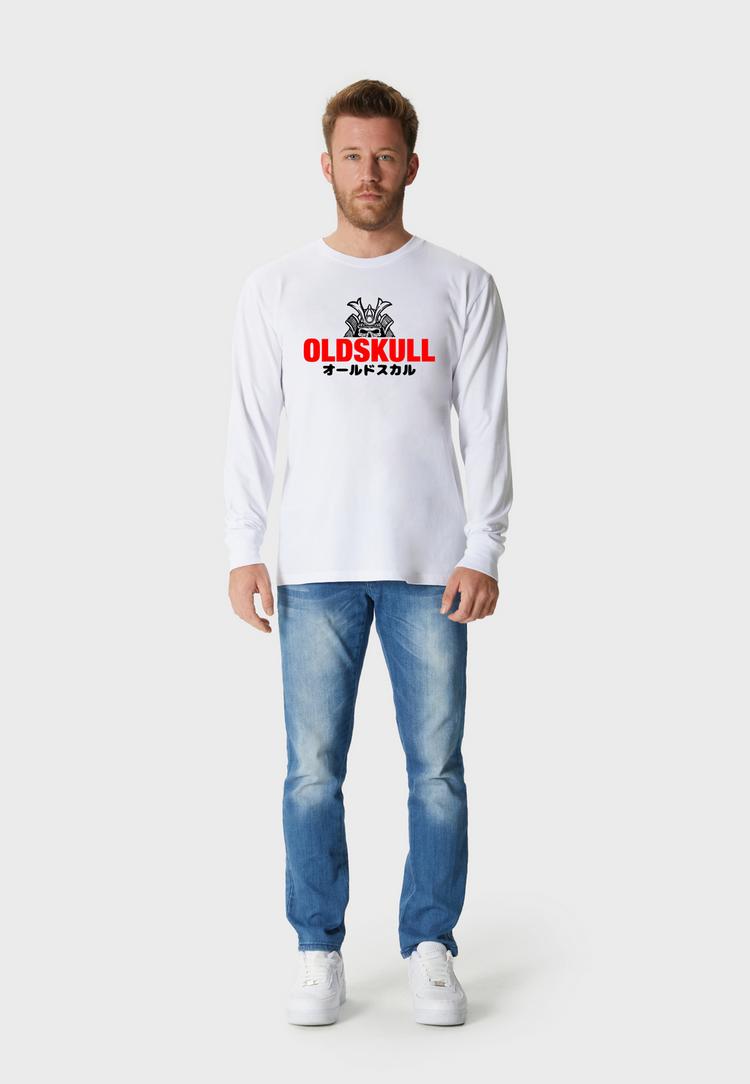 OLDSKULL OLDSKULL Samurai Langarmshirt Herren - White - 1 | SportScheck