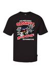 OLDSKULL Rtrip Moto Skull Printshirt Herren - Black