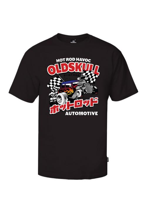 OLDSKULL Rtrip Moto Skull Printshirt Herren