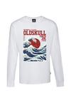 OLDSKULL Asian Big W Langarmshirt Herren - White