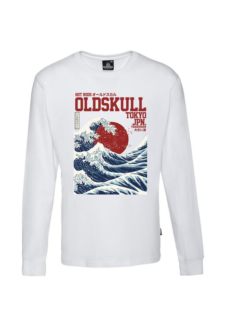 OLDSKULL OLDSKULL Asian Big W Langarmshirt Herren - White - 0 | SportScheck
