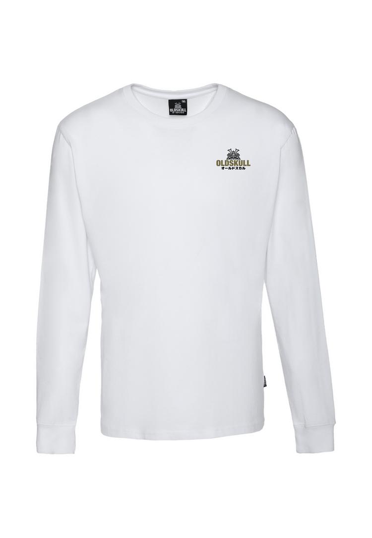OLDSKULL OLDSKULL Basic Osk Samurai Langarmshirt Herren - White - 0 | SportScheck
