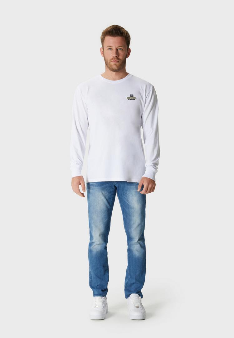 OLDSKULL OLDSKULL Basic Osk Samurai Langarmshirt Herren - White - 1 | SportScheck