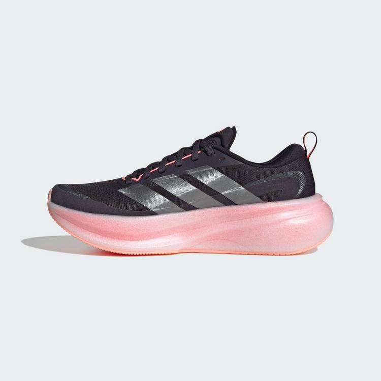 adidas adidas SUPERNOVA GLIDE LAUFSCHUH Laufschuhe Damen - Aurora Black / Iron Metallic / Acid Red - 5 | SportScheck