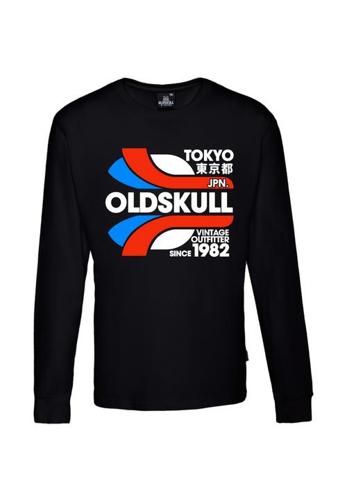 OLDSKULL Retro Tokyopolis Langarmshirt Herren