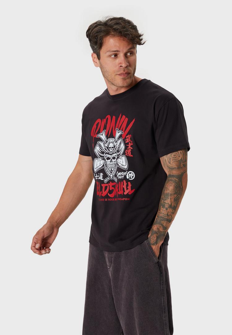 OLDSKULL OLDSKULL Asian Samuthai Printshirt Herren - Black - 2 | SportScheck