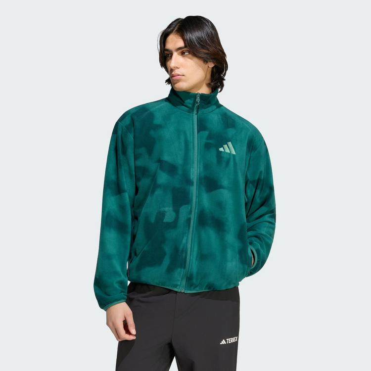 adidas adidas Terrex Multi Climawarm Fleecejacke, Fleecejacke Herren - Collegiate Green / Green Night - 0 | SportScheck