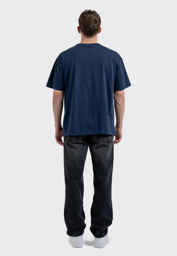 OLDSKULL OLDSKULL Basic Oldskull Logo T-Shirt Herren - Navy Blue - 4 | SportScheck