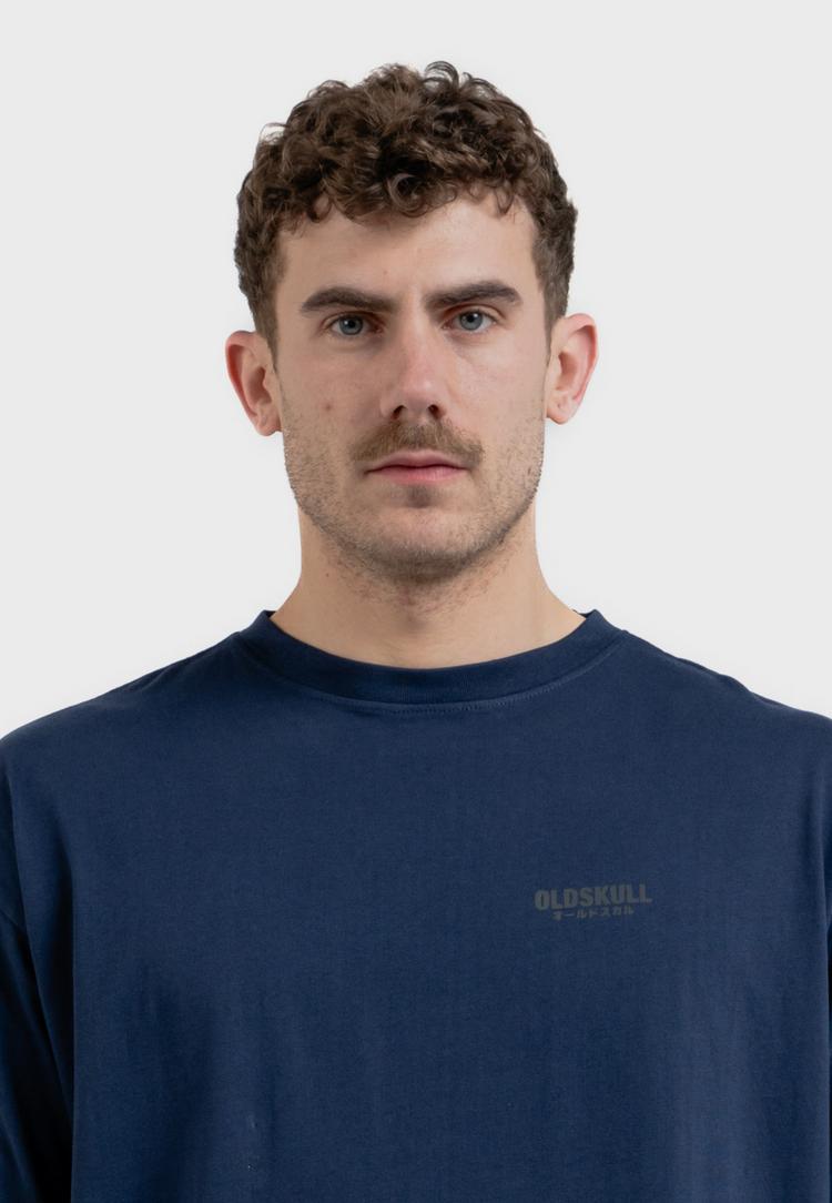 OLDSKULL OLDSKULL Basic Oldskull Logo T-Shirt Herren - Navy Blue - 0 | SportScheck