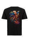 OLDSKULL Wrldvibe Tentacle Spectacle Logo Graphic Printshirt Herren - Black
