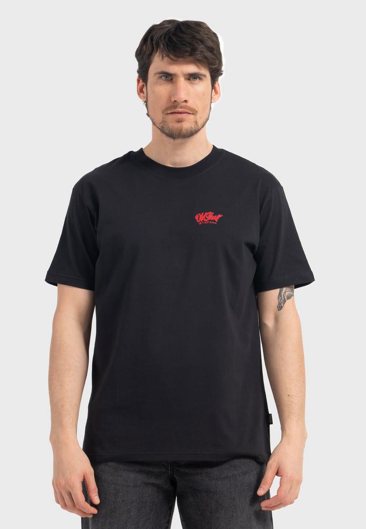 OLDSKULL OLDSKULL Wrldvibe Tentacle Spectacle Logo Graphic Printshirt Herren - Black - 1 | SportScheck