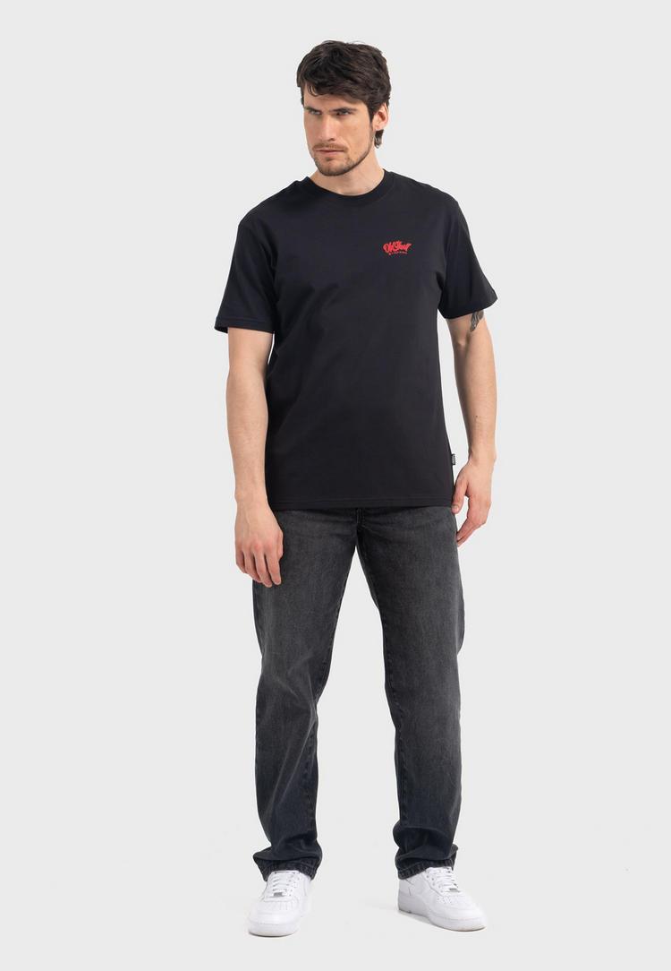 OLDSKULL OLDSKULL Wrldvibe Tentacle Spectacle Logo Graphic Printshirt Herren - Black - 2 | SportScheck