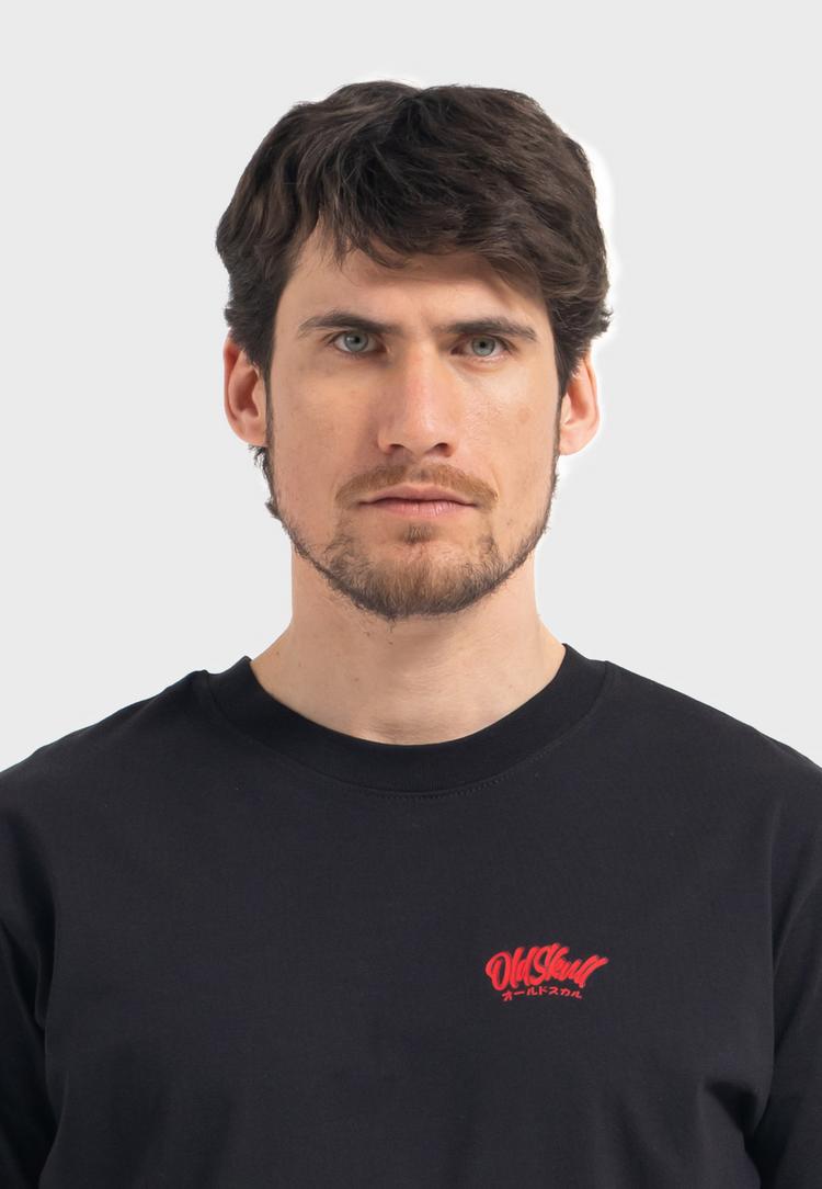 OLDSKULL OLDSKULL Wrldvibe Tentacle Spectacle Logo Graphic Printshirt Herren - Black - 1 | SportScheck