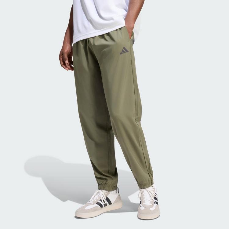 adidas adidas Essentials Stanford Lite Hose, kleines Sweathose Herren - Olive Four / Black - 0 | SportScheck