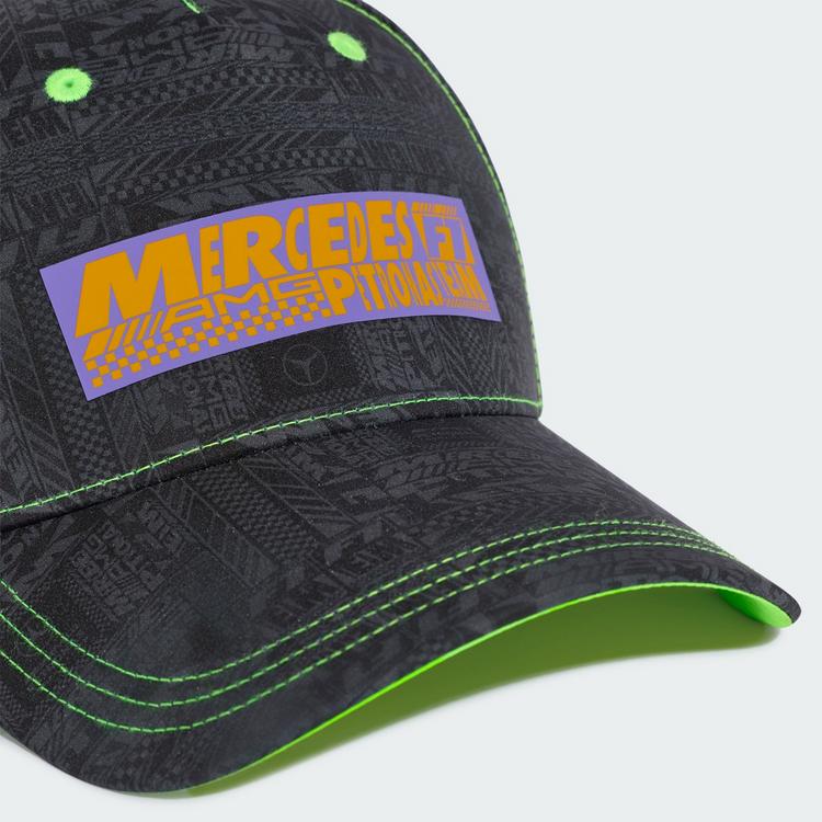 adidas adidas MERCEDES - AMG PETRONAS FORMULA 1 TEAM Cap - Black / Solar Green - 0 | SportScheck