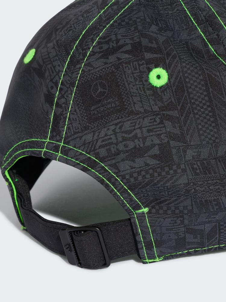adidas adidas MERCEDES - AMG PETRONAS FORMULA 1 TEAM Cap - Black / Solar Green - 1 | SportScheck