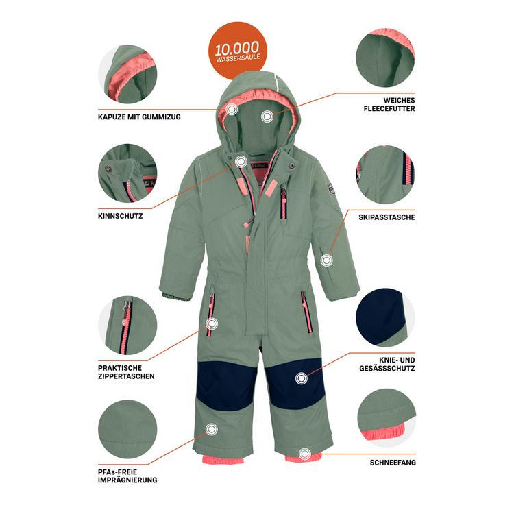 KILLTEC KILLTEC Kesley Mini Skijacke Kinder - T&uuml;rkis245 - 8 | SportScheck