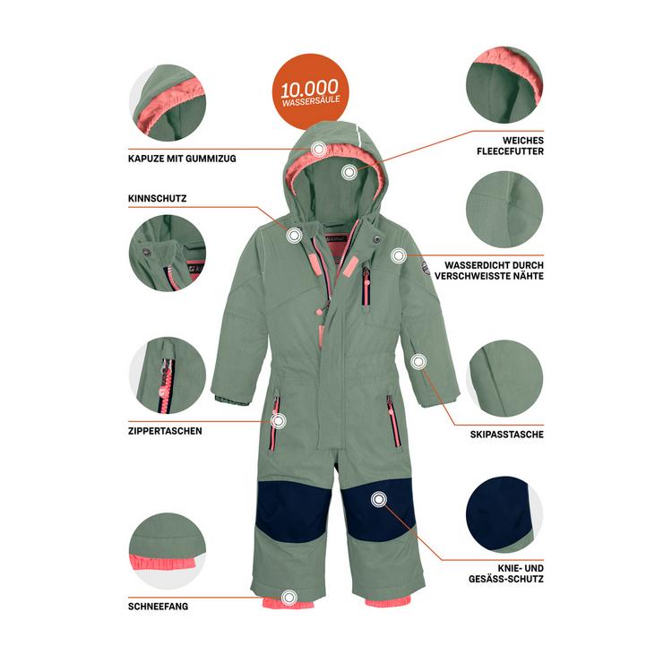 KILLTEC KILLTEC Kesley Mini Skijacke Kinder - T&uuml;rkis245 - 9 | SportScheck