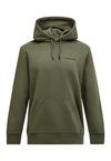 Peak Performance M Original Small Logo Hood Sweatshirt Herren - olive