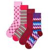 Happy Socks Socken Socken - Pink/Rot/Blau