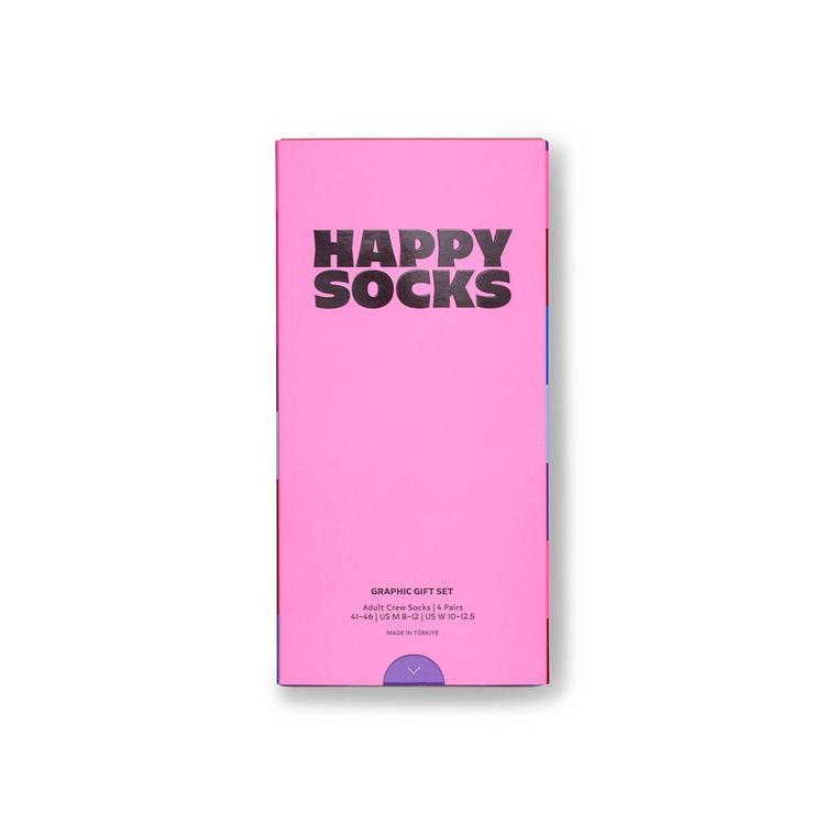 Happy Socks Happy Socks Socken Socken - Pink/Rot/Blau - 4 | SportScheck