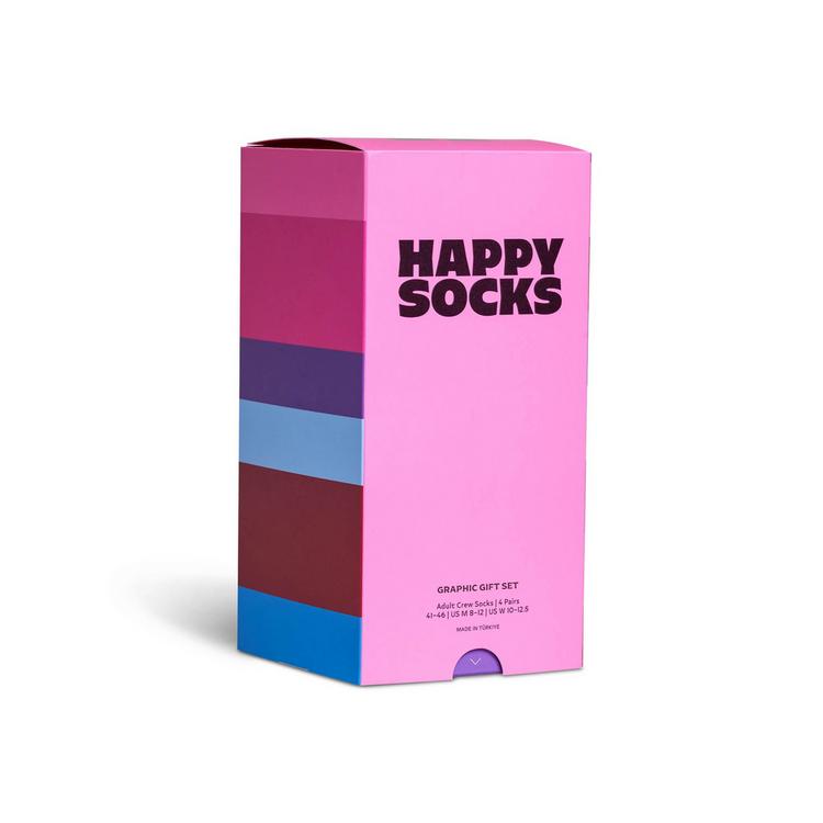 Happy Socks Happy Socks Socken Socken - Pink/Rot/Blau - 6 | SportScheck