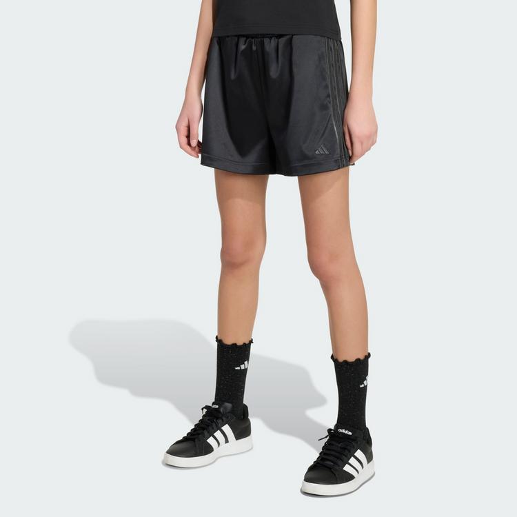 adidas adidas SATIN SHORTS Shorts Kinder - Black / Grey Six - 0 | SportScheck