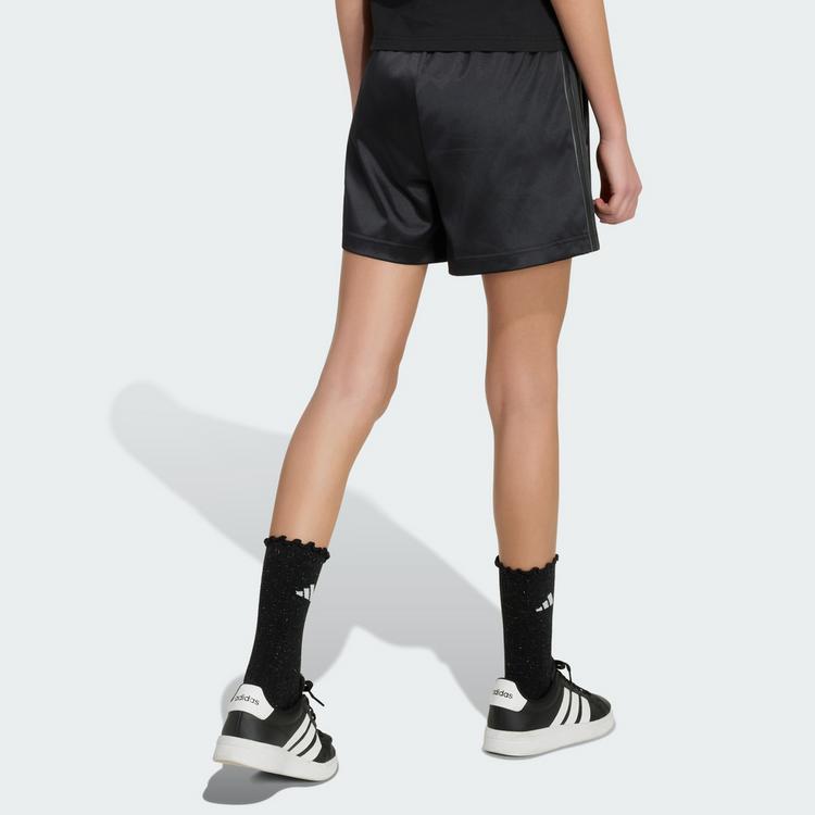 adidas adidas SATIN SHORTS Shorts Kinder - Black / Grey Six - 1 | SportScheck